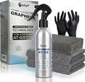 AirTighT Advanced Graphene Ceramic Coating 200ml AT-GX Nano Protectant Long-Lasting High Gloss Waterproof Professional DIY Car Paint Care Kit for Cars