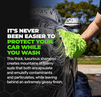 Nexgen Premium Ceramic Soap (8oz) - Dual-Action Formula Car Wash Soap with SiO2 for Cleaning & Protection - Hydrophobic Water-Beading`- Car Cleaning Supplies - Safe for Paint, Glass, Chrome & More