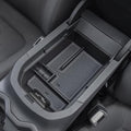JDMCAR Center Console Tray Organizer Compatible with Toyota RAV4 Accessories 2019-2024 2025 and 2021-2025 RAV-4 Prime, Armrest Insert Container ABS Material Secondary Storage Box-Gray