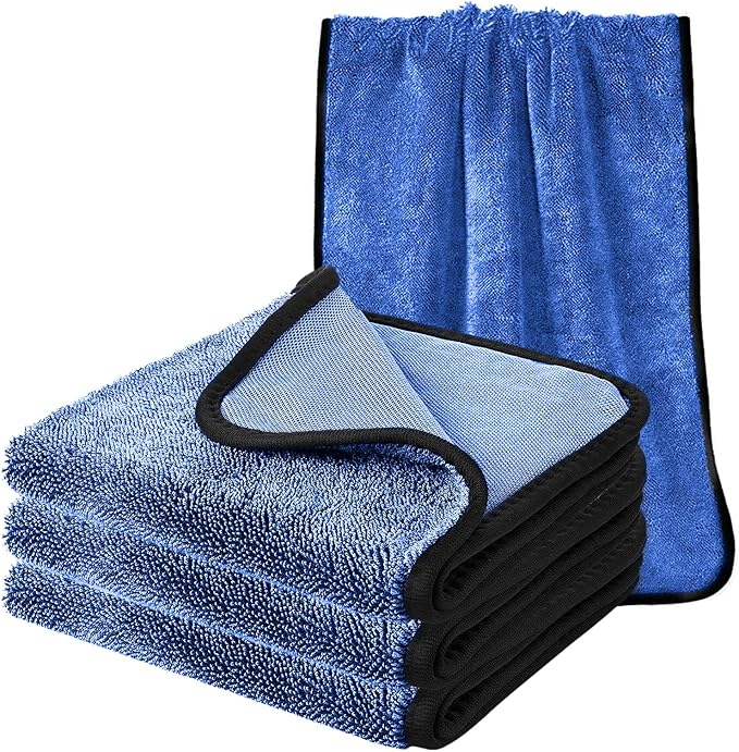 Shower Cleaning Cloths, Microfiber Towels for Cars, Soft, Absorbent, Quick Drying, and Non damaging car Cleaning Cloths, Car Drying Towels are Very Suitable for Cars, Trucks, Motorcycles