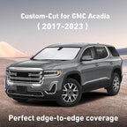 EcoNour Windshield Sunshade Compatible for GMC Acadia 2017-2021 2022 2023, Sun Visor for Front Windshield & Window Sun Shade Cover, UV Heat Blocker & Protector, Car Accessories
