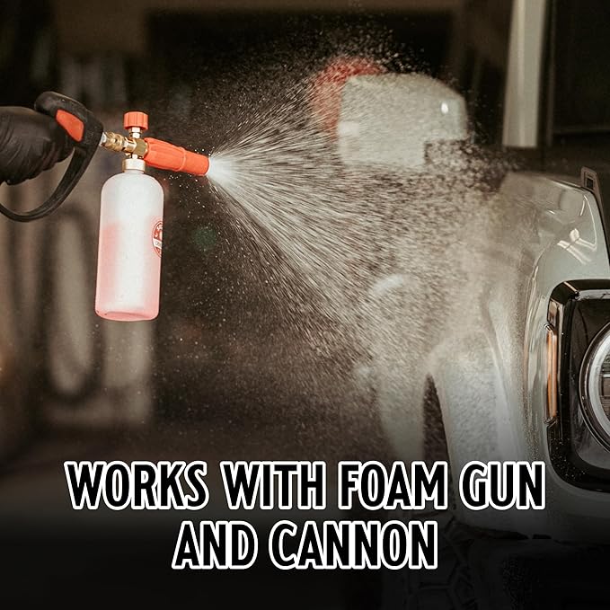 SOCAR Pinky’s Foaming Car Wash Soap. Detailers Choice, pH Balanced, Gentle, Safe On All Paint, Wax & Sealants. Cars, Trucks, RV’s, Boats. 16 fl oz. Use in Foam Cannon & Bucket Wash