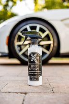 Liquid X R.V.P. Spray - Premium Tire Dressing for Any Rubber, Vinyl & Plastic - Non Greasy, Satin Finish - Added UV Protection, No-Sling (16 oz)
