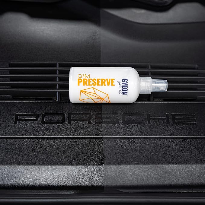 Gyeon Quartz Preserve 250ml - Dashboard Protectant - Protect and Maintain - UV Protection - Anti Static - Natural Finish - Safe for Car Vinyl, Plastics, Rubber, Synthetics