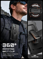 SUPCASE for Samsung Galaxy S26 Ultra Case with Stand, Military-Grade Drop Protection, Compatible with Wireless Charging/MagSafe, Built-in Screen Protector & Front Frame – UB Pro Mag, Aramid