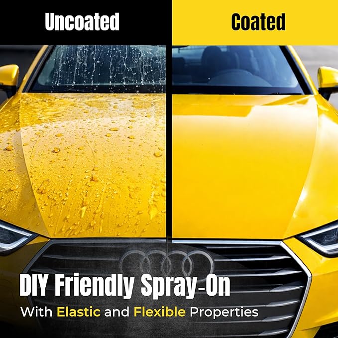 Ultra V4.0 Ceramic Spray Coating 100ml - Extreme Gloss & Hydrophobic Shine - Dual Carbon Polymer & Hyper Quartz® Technology - Long Lasting UV Protection - Easy Spray & Wipe Car Sealant