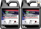 Turtle Wax Hybrid Solutions Pure Wash,pH Neutral Extreme Foaming Car Wash Soap,Bucket or Foam Cannon Application,Won't Strip Waxes or Coatings,Clay Bar Lubricant,Spot-Free Clean,64 fl oz,(Pack of 2)