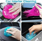 FiveJoy Car Cleaning Gels, 4-Pack Universal Auto Detailing Tools Car Interior Cleaner Putty, Dust Cleaning Mud for PC Tablet Laptop Keyboard, Camera, Printers, Calculator - 320g (2.8oz/pcs)