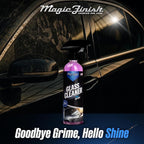 Magic Finish Car Glass Cleaner (16 fl oz) – Ammonia-Free Window Cleaner Spray for Interior & Exterior Auto Glass – Anti-Fog, Streak-Free Car Cleaning Supplies for Tint, Mirrors & Screens