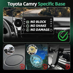 Car Phone Holder for Toyota Camry (2021-2023 2024), MagSafe Car Mount Charger, Magnetic Phone Holder, 15W Wireless Charging, Dashboard Phone Holder, 360° & Hands Free, 2022 Camry Interior Accessories