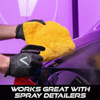 VIKING Microfiber Cleaning Cloth for Car Detailing, Ultra Plush Finishing Microfiber Towels for Car Cleaning Supplies, Yellow, 16 inch x 16 inch, 6 Pack