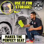 Chemical Guys CWS_301_64BK Car Wash Detailing Bucket, Mitt & Accessories Bundle (6 Items) Featuring Citrus Wash & Gloss Foaming Car Wash Soap, 64 oz (.5 Gal) - Works on Cars, Trucks, SUVs, RVs & More