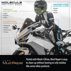 Molecule Competition Wash and Shine + Mud Repel, Hi-Foaming, Spot-free rinse, Removes Rubber Marks, Oils, and Dirt, ATV and Snowmobile, For use with Metals, Plastics Vinyl, Rubber, 16 Ounces (1 Kit)