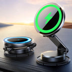 JOYROOM All-Metal MagSafe Car Mount Charger,15W Fast MagSafe Car Charger, Hands Free Magsafe Car Mount Dashboard for iPhone 17 Pro Max Air/16 15 14 13 12 Pro Max Plus, Black