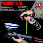 Adam's Polishes Swirl Killer 15mm Car Polisher - Buffer Polisher Dual Action Machine | Use W/Car Polish, Polishing Compound, or Car Scratch Remover | Detailing Car Wash Clay Bar Ceramic Coating