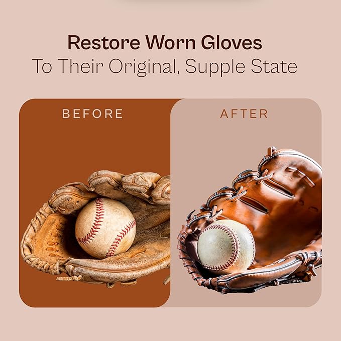 SARNA BASEBALL Glove & Leather Cleaner and Conditioner, 8 Oz