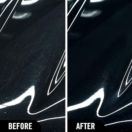 Turtle Wax Hybrid Solutions Ceramic Acrylic Black Car Polish and Wax, Car Scratch Remover & Car Paint Restorer for Black Cars, Deep Shine, Ceramic Coating Protection & Water Beading, 14 oz (Pack of 3)