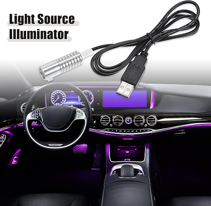 ACROPIX 10mm 0.39" 2W LED Aluminum Light Source Illuminator Decoration USB LED Light for Car DIY White - Pack of 1