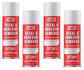 LAUCO Decal & Adhesive Remover – 13 oz Aerosol Spray – Removes Stickers, Tar, Wax, Oil, Bugs, Sap – Safe on Cured Paint, Vinyl & Fabrics – Single & Multi-Pack Option (4) 87261