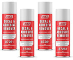 LAUCO Decal & Adhesive Remover – 13 oz Aerosol Spray – Removes Stickers, Tar, Wax, Oil, Bugs, Sap – Safe on Cured Paint, Vinyl & Fabrics – Single & Multi-Pack Option (4) 87261