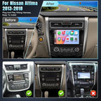 Leadfan 9 inch Touch Screen Car Radio for Nissan Altima 2013 2014 2015 2016 2017 2018 Wireless CarPlay Android Auto, Bluetooth HD Display Backup Camera SWC Can Bus (for Nissan Altima 2013-2018)