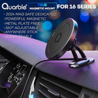 Compatible with Mag Safe Car Mount Dashboard Magnetic 360° Adjustable Phone Holder Soft Rubber Front Compatible with iPhone 16/15/ 14/13/ 12/ Pro/Pro Max No Metal Plate Needed Since 2021