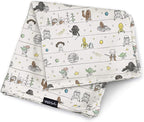 Milk Snob Star Wars Baby Boy and Girl Swaddle Blanket, Soft Receiving, Security Bed and Play Blanket, Toddler and Infant Baby Bedding Registry and Shower Gifts (Precious Padawans) 34 * 34 inches