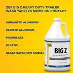 Zep Big Z Heavy Duty Tuck and Trailer Wash - 1 Gallon (Case of 4) - 37024