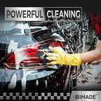 UNIMADE Microfiber Cleaning Cloth, 100 Pack Microfiber Towels for Cars Commercial Grade Work Rags Bulk Detailing Cloth for Automotive Bar Mechanic Restaurant Garage Housekeeping, 11.5"x 11.5", Black