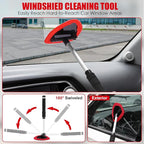 Viewsun 17PCS Car Cleaning Kit, Car Interior Detailing Kit with Red High Power Handheld Vacuum, Detailing Brush Set, Windshield Cleaner, Cleaning Gel, Complete Auto Accessories for Women