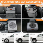 Vankor Car Trash Can for Car Cute, Bag Bin Hanging Waterproof Automotive Garbage Cans Leak Proof Vehicle Trash Can Stripe