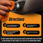 Magic Finish Interior Cleaning Spray (16 fl oz) – All-in-One Car Cleaner Spray for Seats, Dashboards & Consoles – Fast-Acting Car Cleaning Supplies for Rubber, Plastic, Carpet & Upholstery