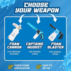Salty Captain Ultimate 15-Piece Car Cleaning Kit – Car Wash Kit with 15L Bucket, Hand Mitt Towels, Brushes & 4x Cleaning Fluids – 2-in-1 Foam & Flush Gun compatible with Garden Hose – Premium Quality