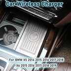 CenNa Wireless Car Charger with 10w Wireless Fast Charging for BMW X5 (2014 2015 2016 2017 2018) X6 (2015 2016 2017 2018 2019) All Models Accessory 2023 New