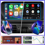 Wireless Carplay/Android Auto Adapter for Toyota with Entune2.0 & Touch2 2014-2019 Retrofit Kit Decoder Fits for Tundra/Highlander/RAV4/Tacoma/Camry/Corolla/Avalon/Prius/CH-R/Sienna/Camry