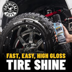 Chemical Guys ShineLogicRS Tire Shine, Deep Wet Black Shine, Safe for Cars, Trucks, Motorcycles, RVs & More, 15 fl oz