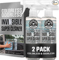 Chemical Guys Nonsense Colorless & Odorless All Surface Cleaner - Interior Cleaner, Safe for Vinyl, Rubber, Plastic, Carpet, and Upholstery, pH Balanced, Residue-Free, Unscented, 16 Fl Oz, Pack of 2