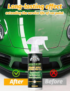 Kingvo Ceramic Spray Coating for Cars, Ceramic Coating Wax Spray,Clear Coat for Car Graphene-Shine Extremely Hydrophobic Automotive Care Polishing Kit,10 OZ