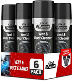 FIX & FUSION A/C Vent and Duct Cleaner (13.5 oz)| Foaming Spray for Car Air Conditioner | Freshens & Cleans Dust Build-Up | Fast, No-Rinse Formula | Automotive HVAC Refresher & Detailer (6 Pack)