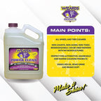 Wizards Power Clean Wheel and Tire Cleaner - Non Caustic and No Acid Biodegradable Interior Cleaning Supplies - Safe on All Kinds of Wheels - Dissolves Grease, Brake Dust and Road Grime - 1 Gallon