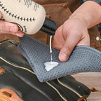 Rhino Wax - Baseball Gloves Complete Cleaning Kit - Glove Scrub for Deep Dirt Removal + Base Ball Mitt Cleaner for Gentle Routine Maintenance - Includes 2 Brushes + Microfiber Cloths - Made in the USA