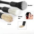 7PCS Car Beauty Brush Set, Cleaning Brushes for Car Interior or Exterior, Dust Removal and Cleaning Tools, Suitable for Logos, Vents, Wheels, Leather Seats