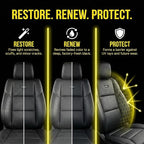 Car Interior Detailer Cleaner,UV Protection for Dashboard,Seat,Door Panel and Console,Safe on Leather,Vinyl and Plastic,Restore Color And Rejuvenate,Easy To Shine,Press Then Wipe Conditioner