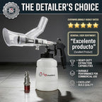 LE LEMATEC Car Wash Equipment: High Pressure Foam Cleaning Gun, Extractor Vacuum Set, Stainless Nozzle for Automotive Detailing, Carpet, Upholstery, Surface Cleaning (LE-WT-0100SB)