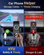 HTU [2026 True Military-Grade] Magnetic Car Mount Vent [Upgraded Strongest Magnet & Metal Hook] for MagSafe Phone Holder Car for iPhone 17 16 15 14 13【Patent & Safety Cert】, Non-Charging, Royal Blue