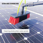 30cm Telescopic Window Cleaner with Water Fed Brush Head Ideal for Solar Panel & Roof Cleaning Efficient Window Cleaning Tool for Home & Professional Use