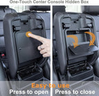 JKCOVER Front Under Seat Tray and Armrest Hidden Box Storage Organizer Compatible with Jeep Wrangler JL/JLU 2018-2023 2024 2025 2026 and Jeep Gladiator JT Truck 2020-2026 Accessories （Patented Design）