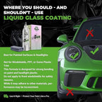 Liquid Glass Coating for Cars, High Gloss & Scratch-Resistant Self-Leveling Clear Coat Last for 10 Years, High-Gloss Shine Repairs and Protects Older Vehicles, for Car Paint, Headlights