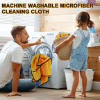 Tallew 80 Pcs Microfiber Towels:16"x16" Microfiber Drying Towels Bulk Micro Fiber Car Cleaning Cloth for Cars Drying Washing Polishing Office Windows Cleaning Household Supplies (Yellow)