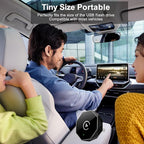 Wireless Carplay Adapter, Android Auto Adapter 2025 Carplay, Plug and Play Convert Wired to Wireless Supports Car Original Control, Mini Car Play Box for Cars